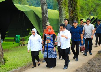 Rampung Ikuti Retreat, Gubernur Khofifah Komitmen Implementasikan  Sinergi Nawa Bhakti dan  Asta Cita