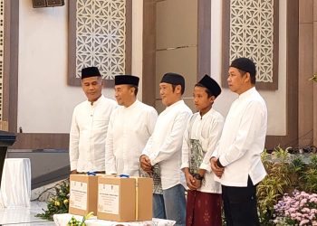 Ditintelkam Polda Jatim Beri Santunan dan Sembako Kepada Ratusan Anak Yatim Piatu