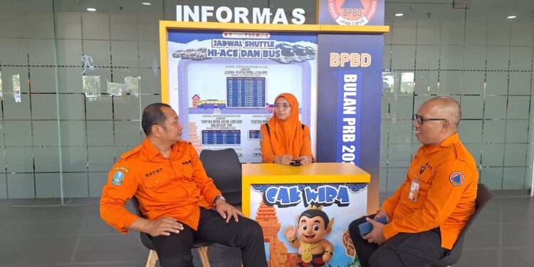 Cek Persiapan di Bandara Juanda, Kolaborasi Jawa Timur Siap Sukseskan Peringatan Bulan PRB 2025 di Mojokerto Raya