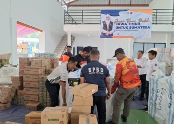 Bantuan Terus Mengalir, Posko Peduli Bencana Sumatera Pemprov Jatim Diperpanjang